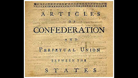 Constitution Wednesday: The Articles of Confederation