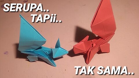 Cara membuat tupai dari kertas || origami tupai