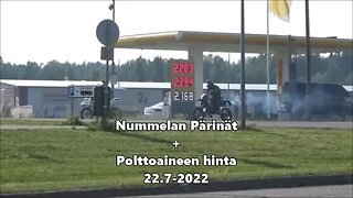 Nummelan Pärinät + Polttoaineen hinta 22 7 2022