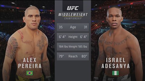 ALEX PERIERA vs ISRAEL ADESANYA ~ UFC 287 ~ Game is on Dude