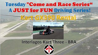Race 24 - Come and Race Series - Kart GX390 Rental - Interlagos Kart Three - BRA