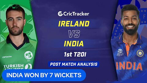 Ireland vs India, 1th T20I - Post-match live cricket show