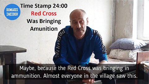 The Red Cross delivered ammunition to the Ukrainian armed forces in Artyomovsk/Bakhmut