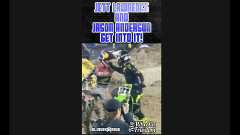 Jett Lawrence and Jason Anderson Get into it after the San Diego Main event