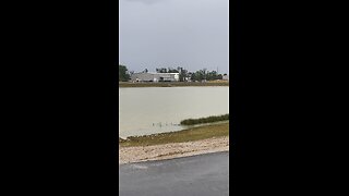 Retention Pond in Lake Charles Louisiana. 6.1.24