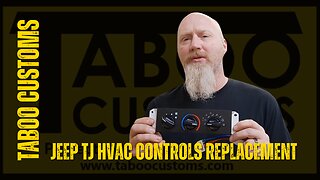 Jeep TJ Wrangler Heater Controls Replacement
