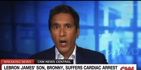 Sanjay Gupta on Bronny James heart attack, and his staunch defense of the COVID vaccine….