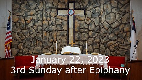 3rd Sunday after Epiphany - January 22, 2023 - On Them a Light Has Dawned - Matthew 4:12-23