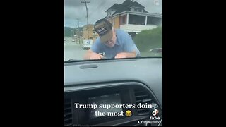 Trump supporter doing the most 👿