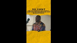 #50cent The difference between a hustler, entrepreneur and businessman. 🎥 @theenthusiastpodcast