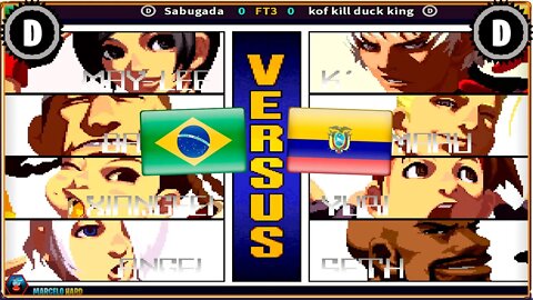 The King of Fighters 2001 (Sabugada Vs. kof kill duck king) [Brazil Vs. Ecuador]