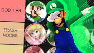 LUIGI IS TOP 10 IN SMASH ULTIMATE