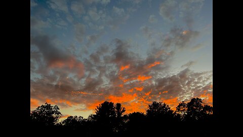 Red sky at night, sailors delight.