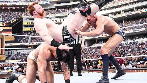 Gunther vs Drew McIntyre vs Sheamus WrestleMania 39 Night 2 Highlights