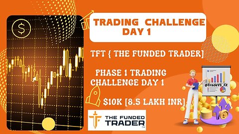 Day 1: The Trading Odyssey Begins [Trading Challenge Day 1] #thefundedtrader #propfirm @TradeYS_FX