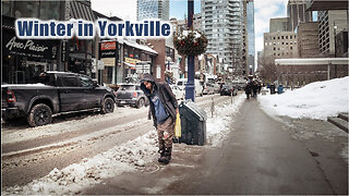 Toronto Winter walk - Yorkville -9c