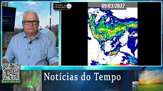 Previsão do tempo indica tempestades para o Sul. Chuva em várias regiões