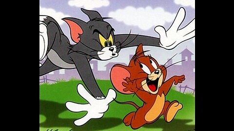 Tom and Jerry fighting on milk