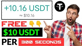 NO FEES ~ CASH OUT Free USDT Every 300 Seconds (Free Tether Trc20)