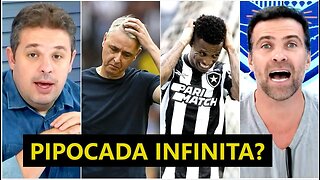 "EU NUNCA VI ISSO! COMO O BOTAFOGO É FROUXO! ME DESCULPA, mas..." ENTREGADA contra o Santos CHOCA!