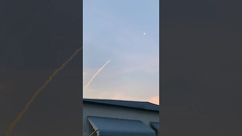 I saw a rocket launch in person! 🚀