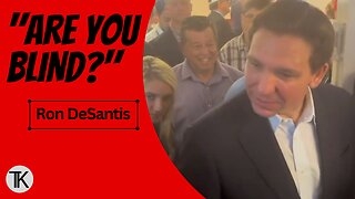 DeSantis Blasts AP Reporter At First Campaign Stop in NH: ‘Are You Blind?’