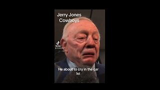 Jerry Jones crying in the car after the Cowboys playoff loss