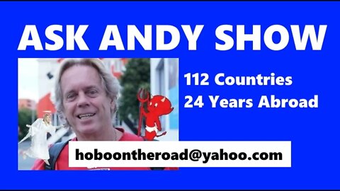 1 Hour Podcast Ask Andy Talk Show Costa Rica to El Salvador