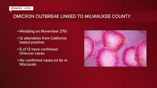 Confirmed Omicron cases in California linked to Milwaukee County wedding