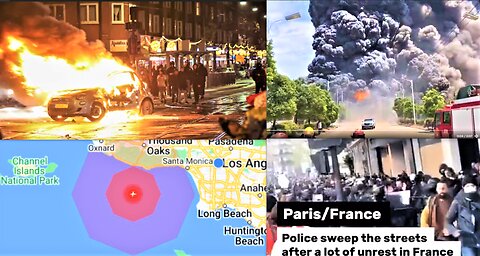 MASSIVE CHEMICAL FACTORY FIRE*FLORIDA EMERGENCY ALERT*FRANCE UNREST SPREADS*MALIBU QUAKE*