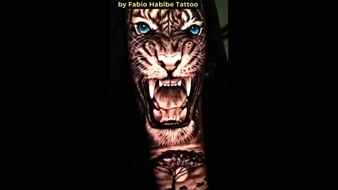 Tiger #shorts #tattoos #inked #youtubeshorts