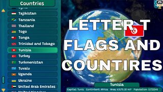 Letter T - Flags & Countries