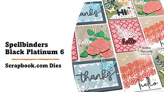 Spellbinders Platinum 6 Machine | Exclusive Scrapbook.com Black Color