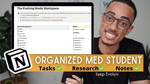 8 Notion Tour A Workspace Designed For Medical Students free template