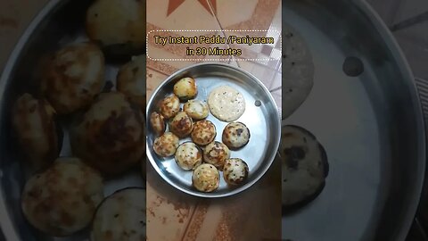 💥Simple Paddu Making😋💥#paniyaram #guntapunugulu #pullontlu #viral #food #healthy #snacks #day27