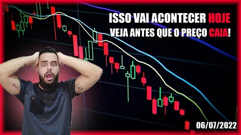 VEJA ISSO ANTES DAS 15:00! Volatilidade Esperada! Análise Bitcoin (BTC) 06/07/2022