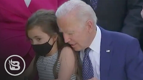 Internet ERUPTS When Biden Invites Child Up Front and Gets a Little Too Close