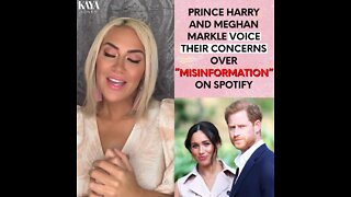 Prince Harry and Meghan Markle Voice THEIR CONCERNS Over "Misinformation" On Spotify!