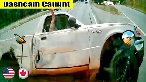 North American Car Driving Fails Compilation - 448 [Dashcam & Crash Compilation]