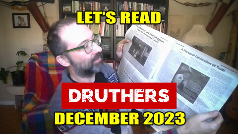 Let's Read Druthers! Absurdity Observer, Issue #37, December 2023