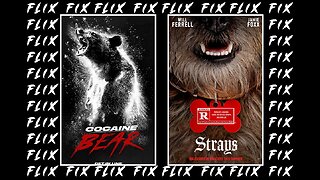 COCAINE BEAR (2023) & STRAYS (2023) Trailer Reaction : FLIX FIX