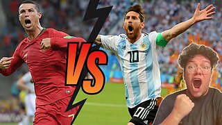 AMERICAN FOOTBALL PLAYERS REACT TO RONALDO VS MESSI TOP GOALS