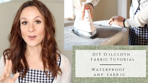 DIY Oil Cloth Fabric Tutorial