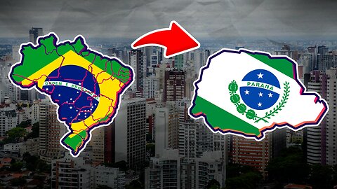 Como Seria Se o Estado do Paraná Fosse Um País