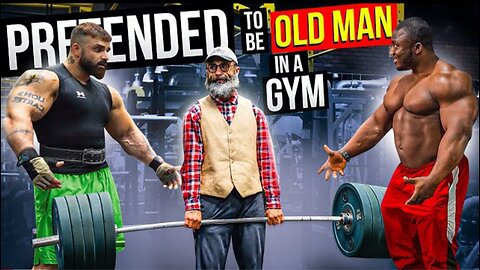 Elite Powerlifter Pretended to be an OLD MAN | Anatoly GYM PRANK