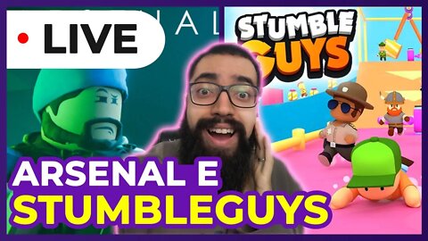 Live de Arsenal (Roblox) até as 20:00 e Stumble Guys depois AO VIVO #aovivo #aovivonoyoutube