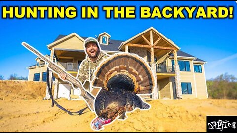 Going TURKEY HUNTING for the first time in my new BACKYARD! Catch, clean, cook