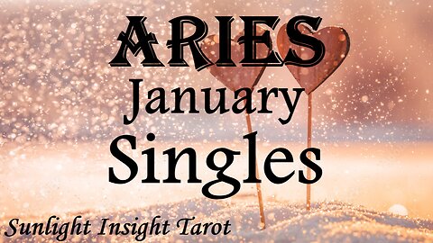 ARIES♈ The Unspoken Love Between You is Becoming What it Couldn't Become Before!💑 January Singles