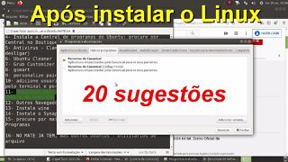 O que fazer após instalar o Linux - 20 SUGESTÕES