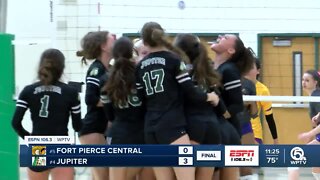 Jupiter volleyball moves on to regional semifinals
